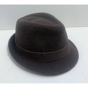 Vtg Stetson All American Brown Fedora Hat Size Small / Medium Wool Blend